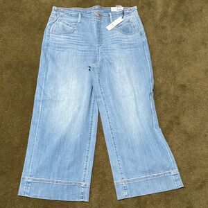 Chicos Pullon wide leg Blue Jeans